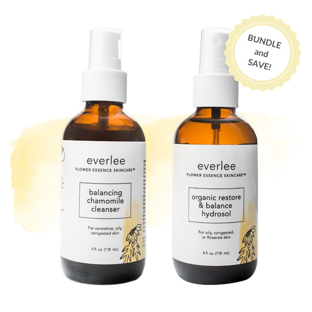 Balancing Chamomile Cleanser and Restored & Balanced Hydrosol
